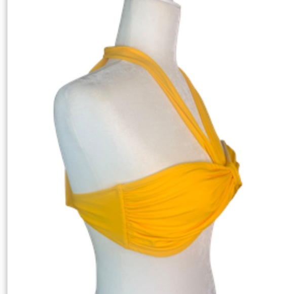 Faithfull The Brand Large US 8 Locales Bikini Top Halter Bandeau Handmade - Picture 3 of 14